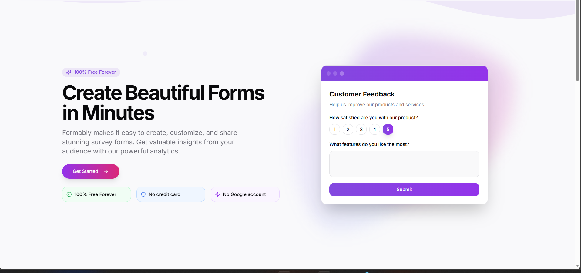 Formably - Form System like Google Forms