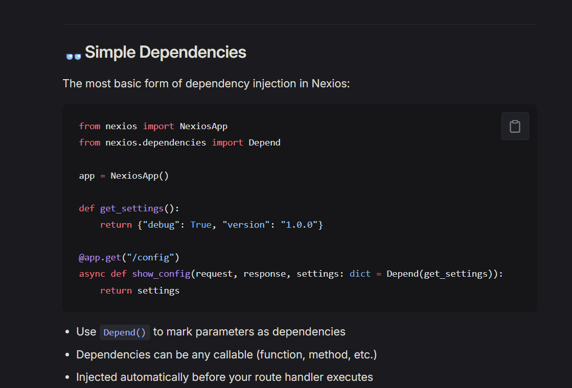 Nexios - Async Python Web Framework